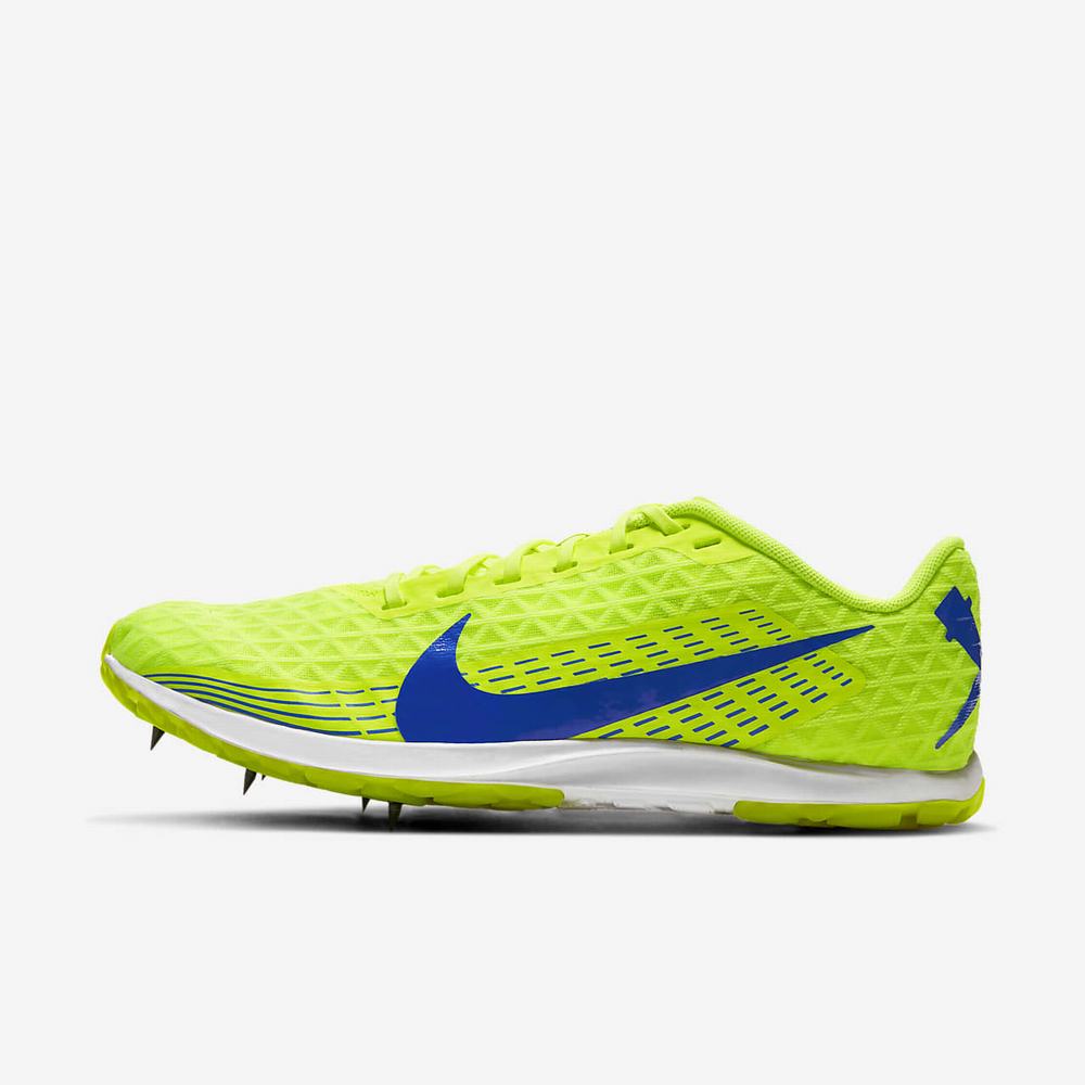 Pointes Athlétisme Nike Zoom Rival XC (2019) Fluo 2459-307 Volt/White/Racer Blue Homme | BNY-98070464